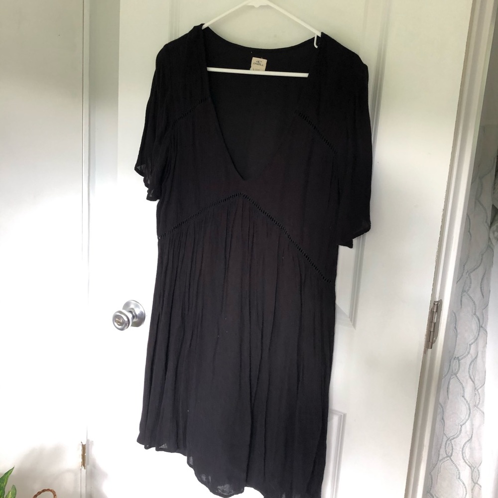 Black Linen Dress